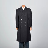 1940s United States Navy Wool Trench Coat