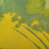 1960s Green and Yellow Print Tunic and Pants Set
