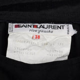 Yves Saint Laurent Rive Gauche Full Black Maxi Skirt