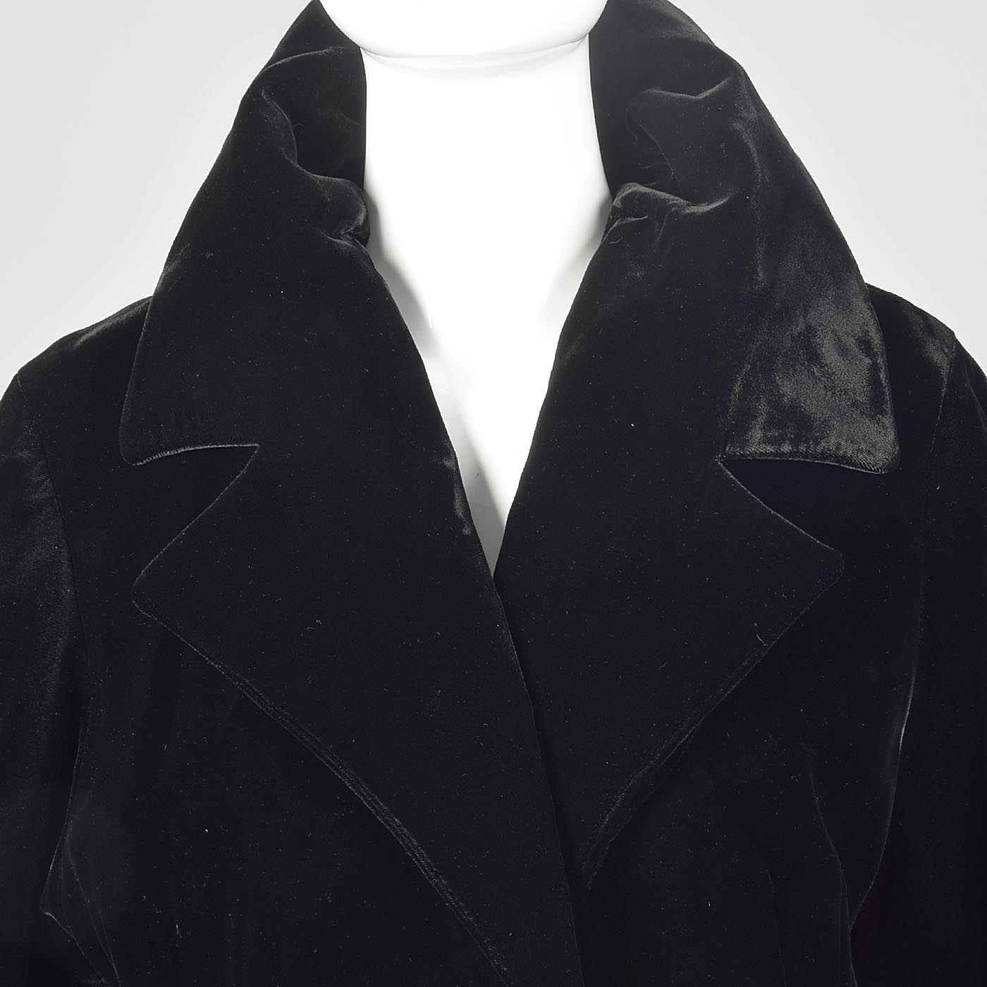 1970s Black Velvet Bolero with Rhinestone Buttons