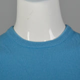 Small 1960s Light Blue Sleeveless Sweater