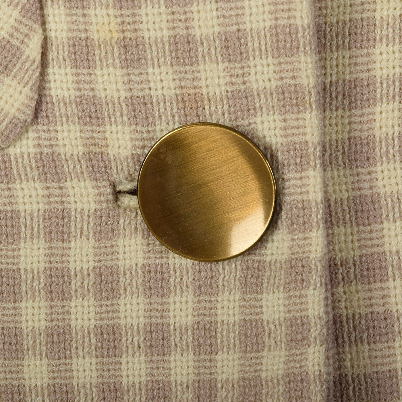 1960s Brown and Cream Skirt Suit