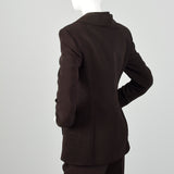 Medium Jacques Fath 1990s Brown Three Piece Suit