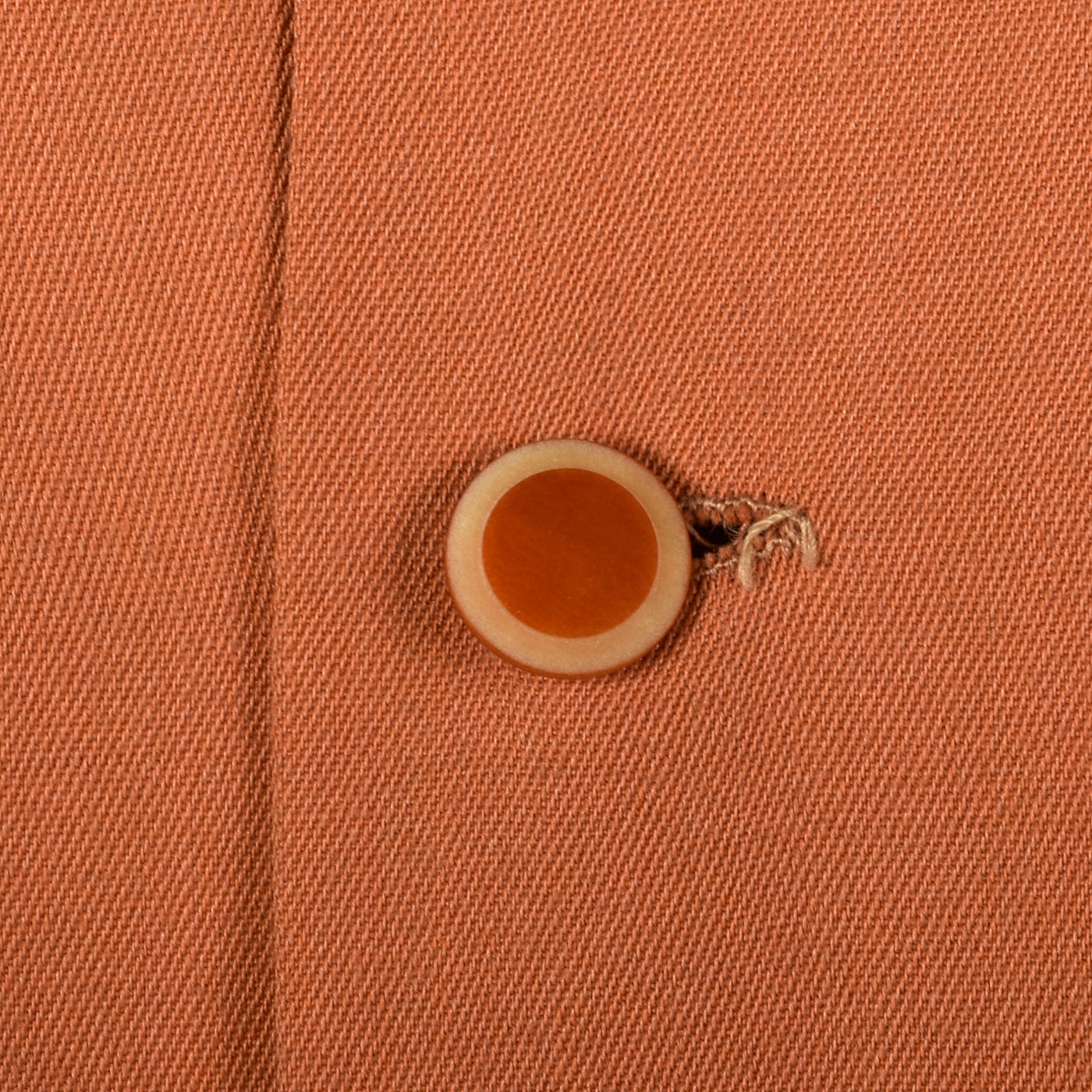 1940s Rust Shirt with Spearpoint Collar