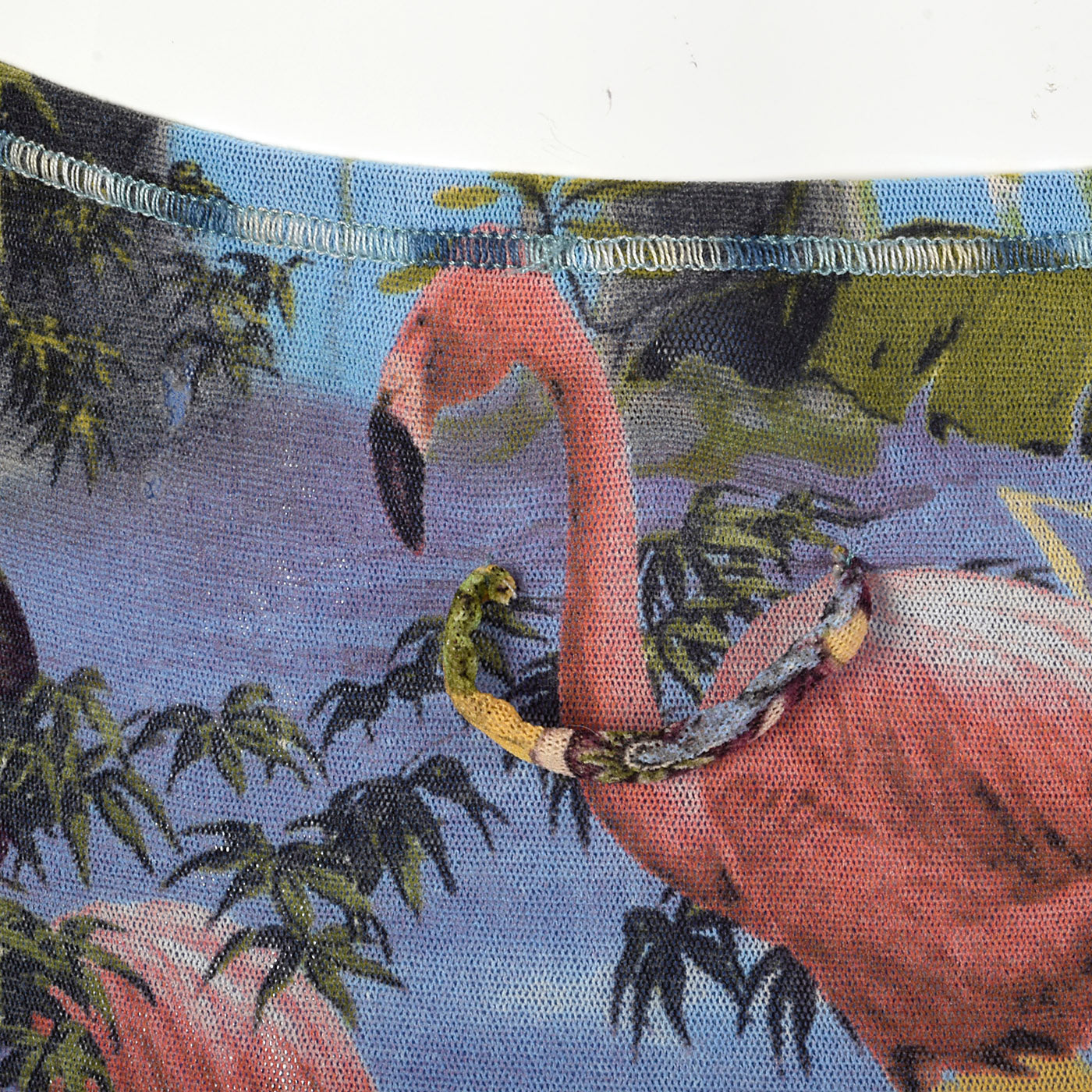 Jean Paul Gaultier Pink Flamingo Maxi Skirt