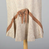 1950s Tan Dress with Mermaid Skirt