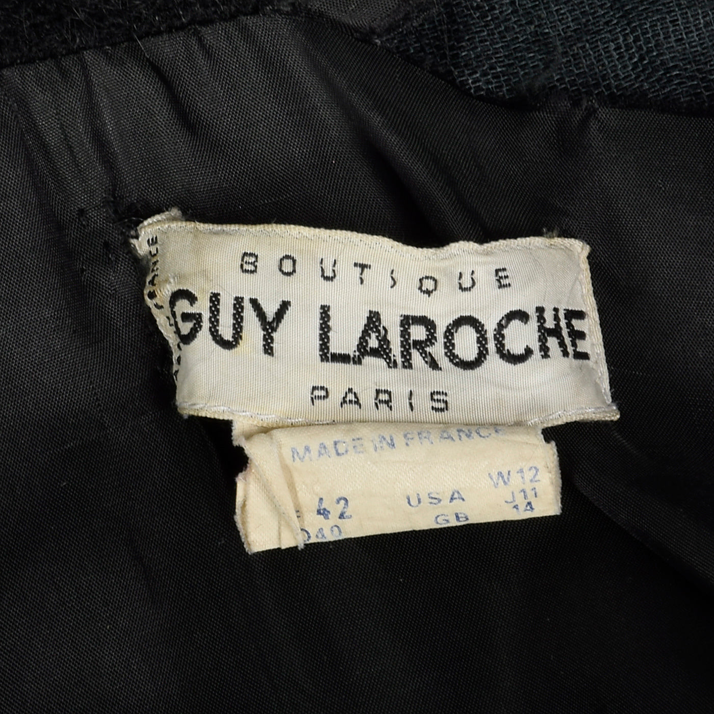 XL Guy Laroche Boutique 1980s Mohair Coat