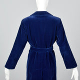 1970s Blue Velvet Coat