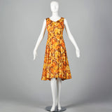 Medium 1950s Yellow Dress Set