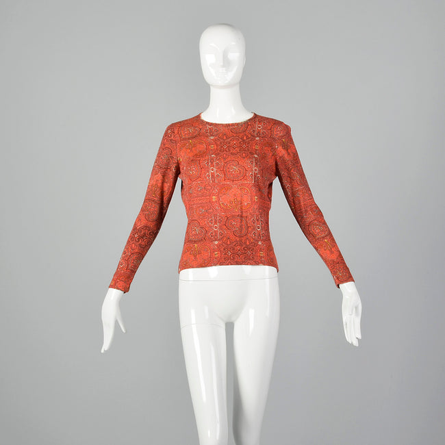 Small 1970s Leonard Fashion Knit Top