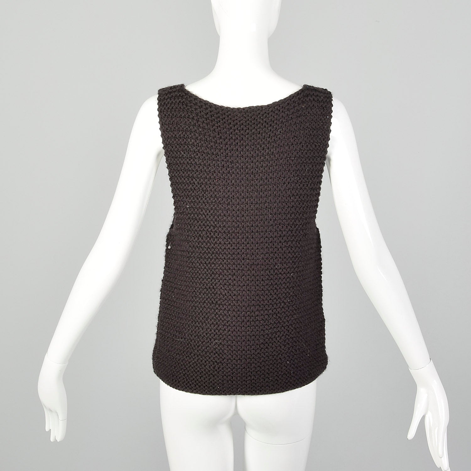 XS Fendi Brown Sweater Vest