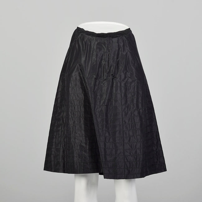 XXS 1950s Black Designer Slip