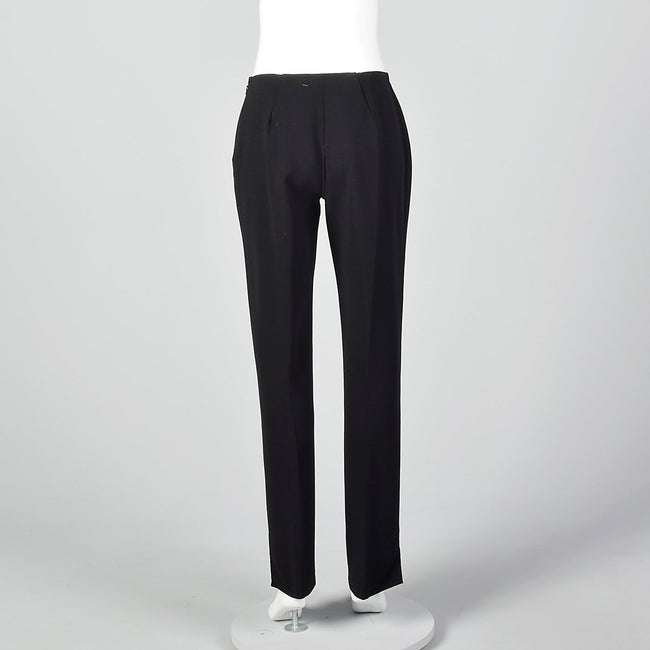 2010s Celine Black Wool Pants