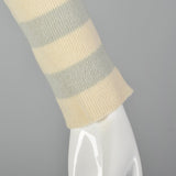 Sonia Rykiel 1990s Lightweight Green Stripe Sweater