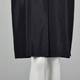 Large 1960s Black Silk Evening Jacket