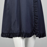 Medium 1960s Blue Satin Dress