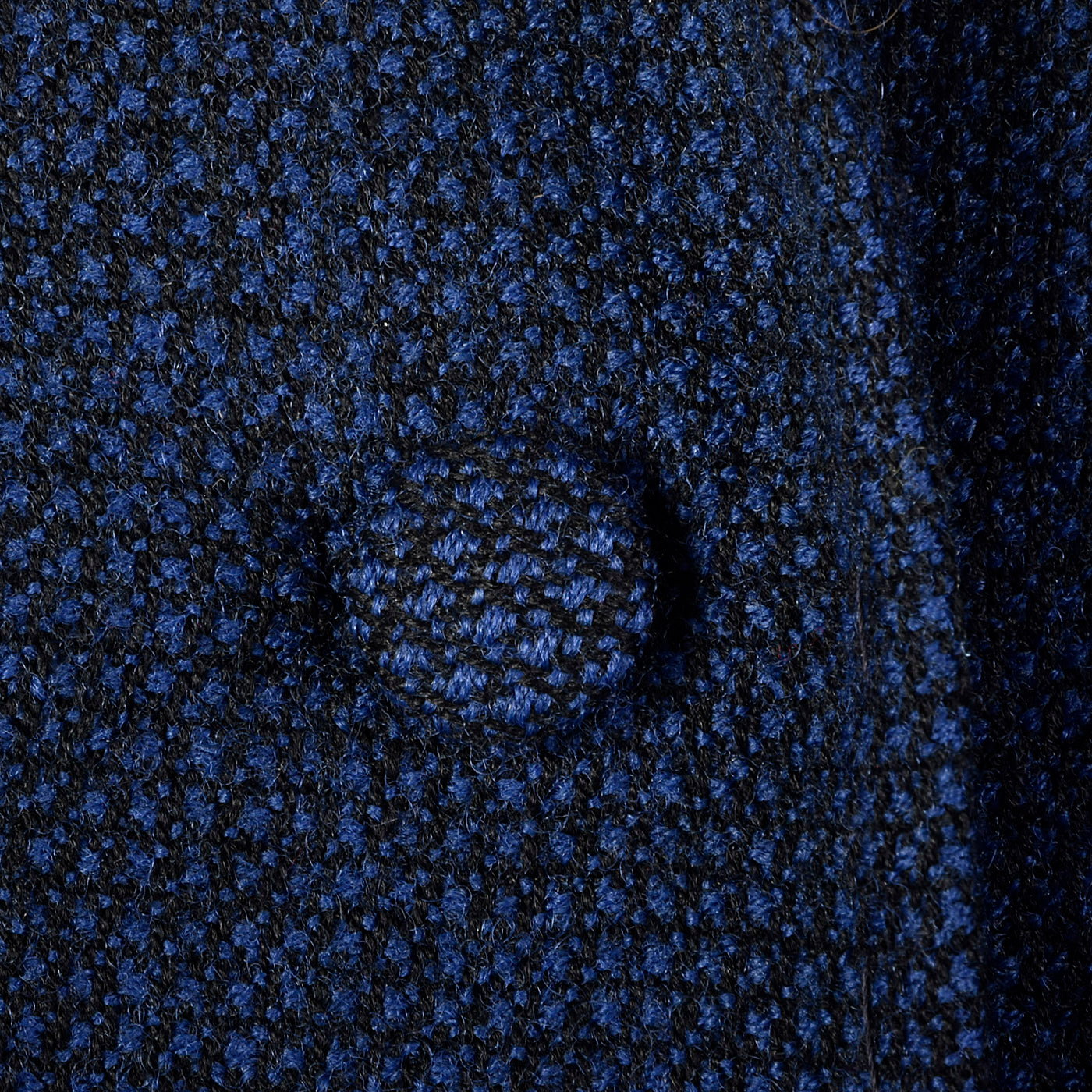 1950s Blue and Black Plaid Blazer