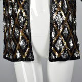 1980s Diamond Sequin Jacket