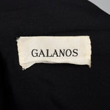 Medium Galanos 1960s Silk Pleated Dress