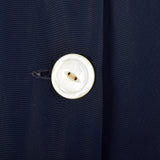 1950s Navy Rayon Dressing Gown
