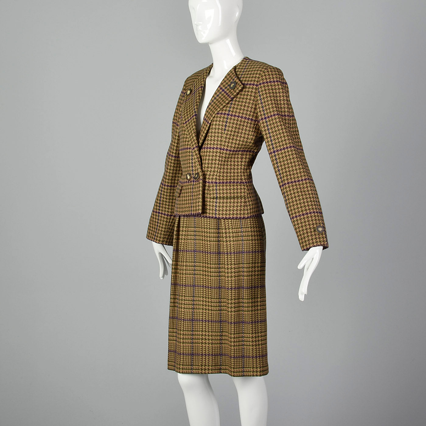 1980s Bill Blass Skirt Suit