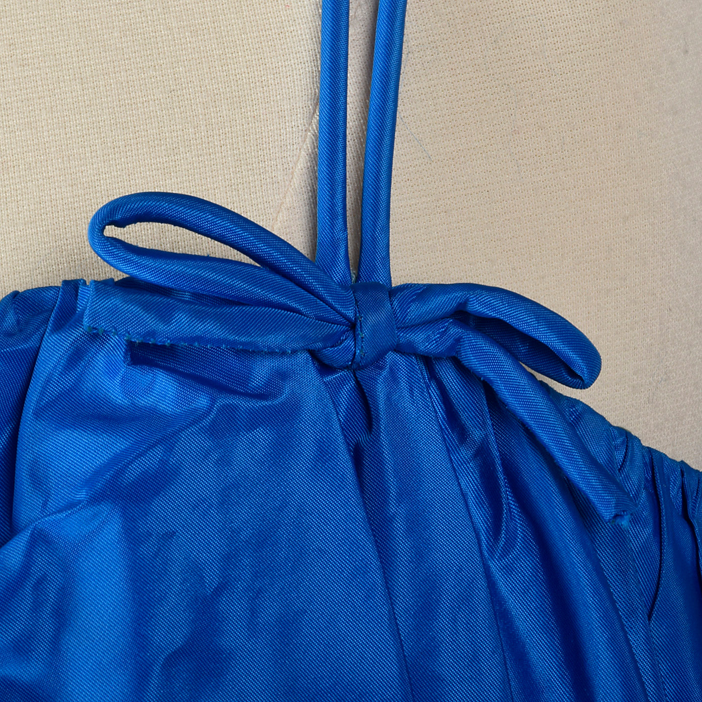 1950s Electric Blue Party Dress with Bubble Skirt