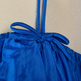 1950s Electric Blue Party Dress with Bubble Skirt