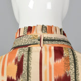 1970s Ruggeri Print Blouse with Bow