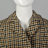 XXS 1960s Brown Skirt Suit