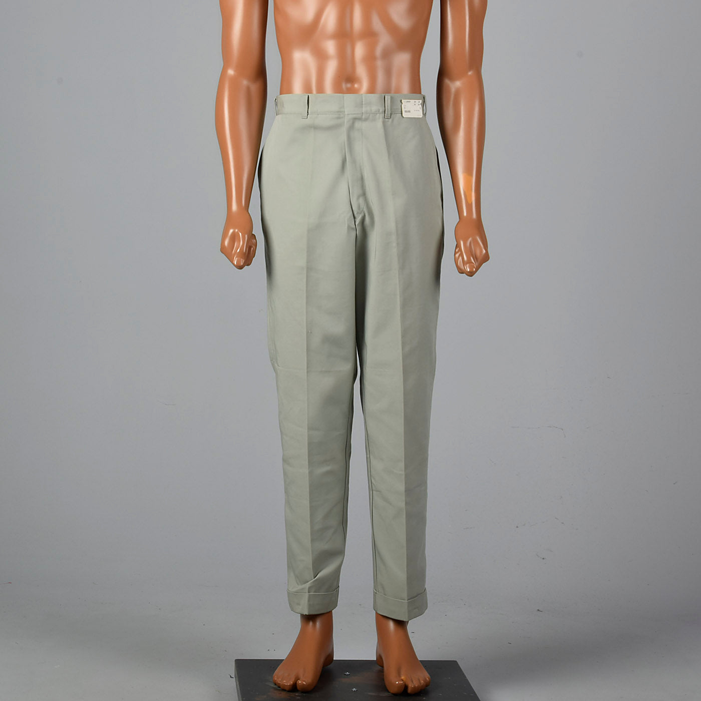 1950s Gray Twill Pants