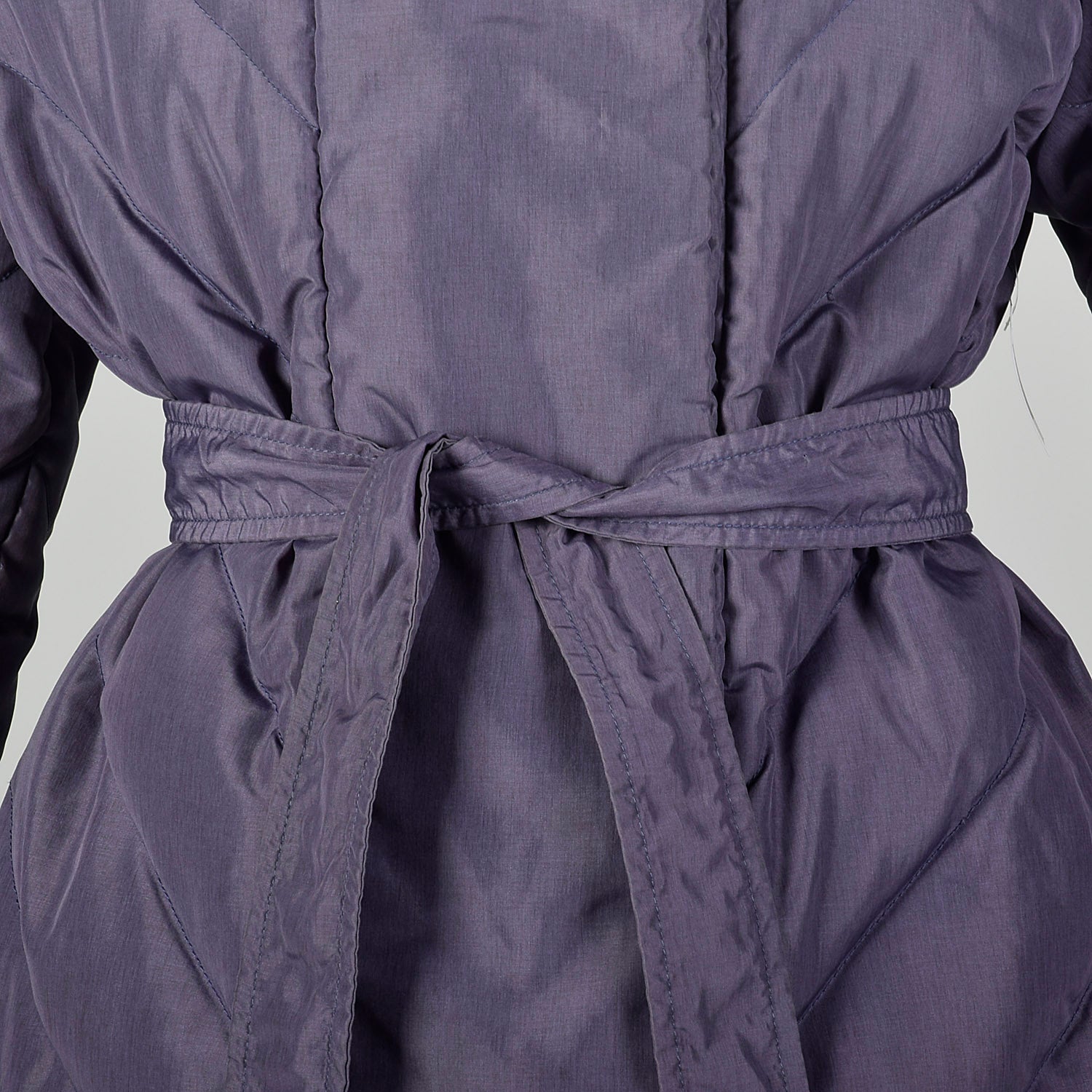 Medium 1980s Bill Blass Purple Puffer Coat Winter Outerwear