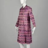 Medium 1960s Adele Simpson Metallic Brocade Coat