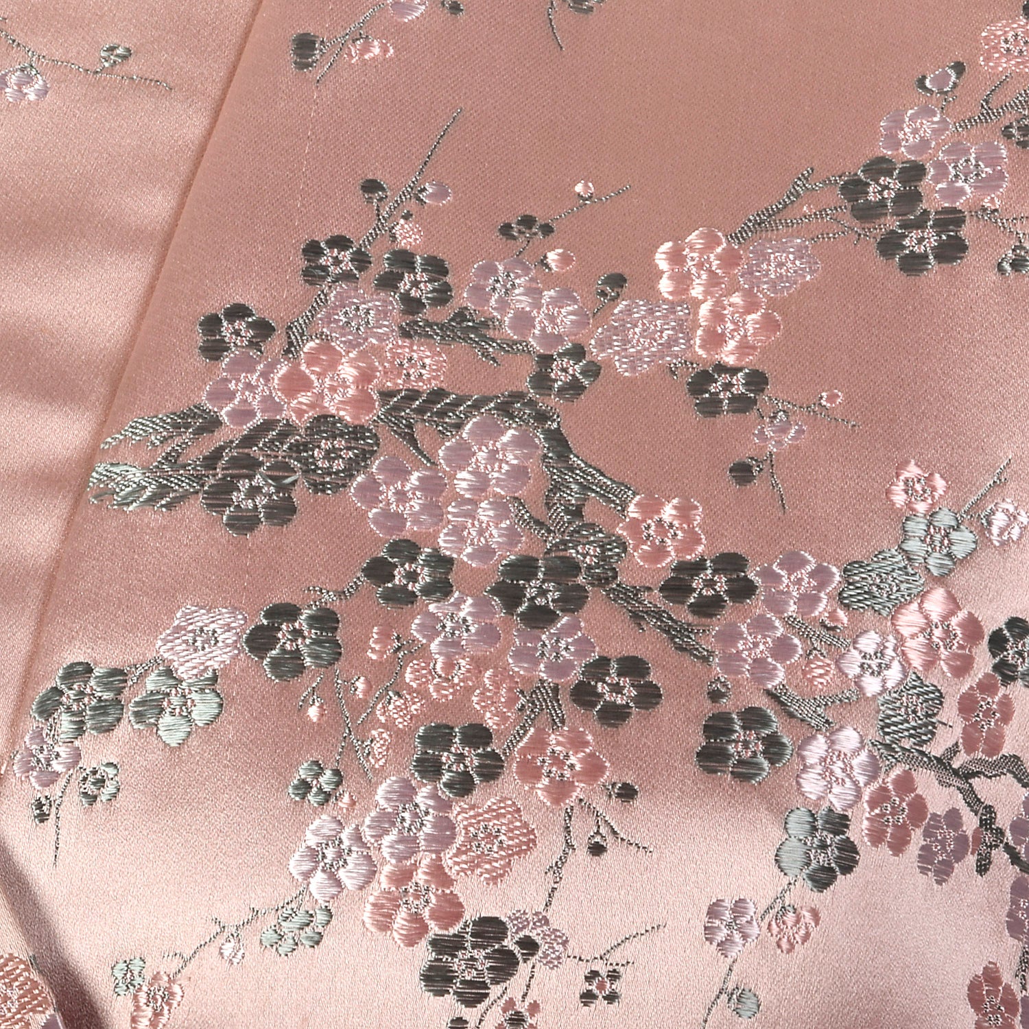 Dynasty 1960s Pink Silk Wrap Jacket and Cigarette Pant Set
