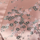 Dynasty 1960s Pink Silk Wrap Jacket and Cigarette Pant Set