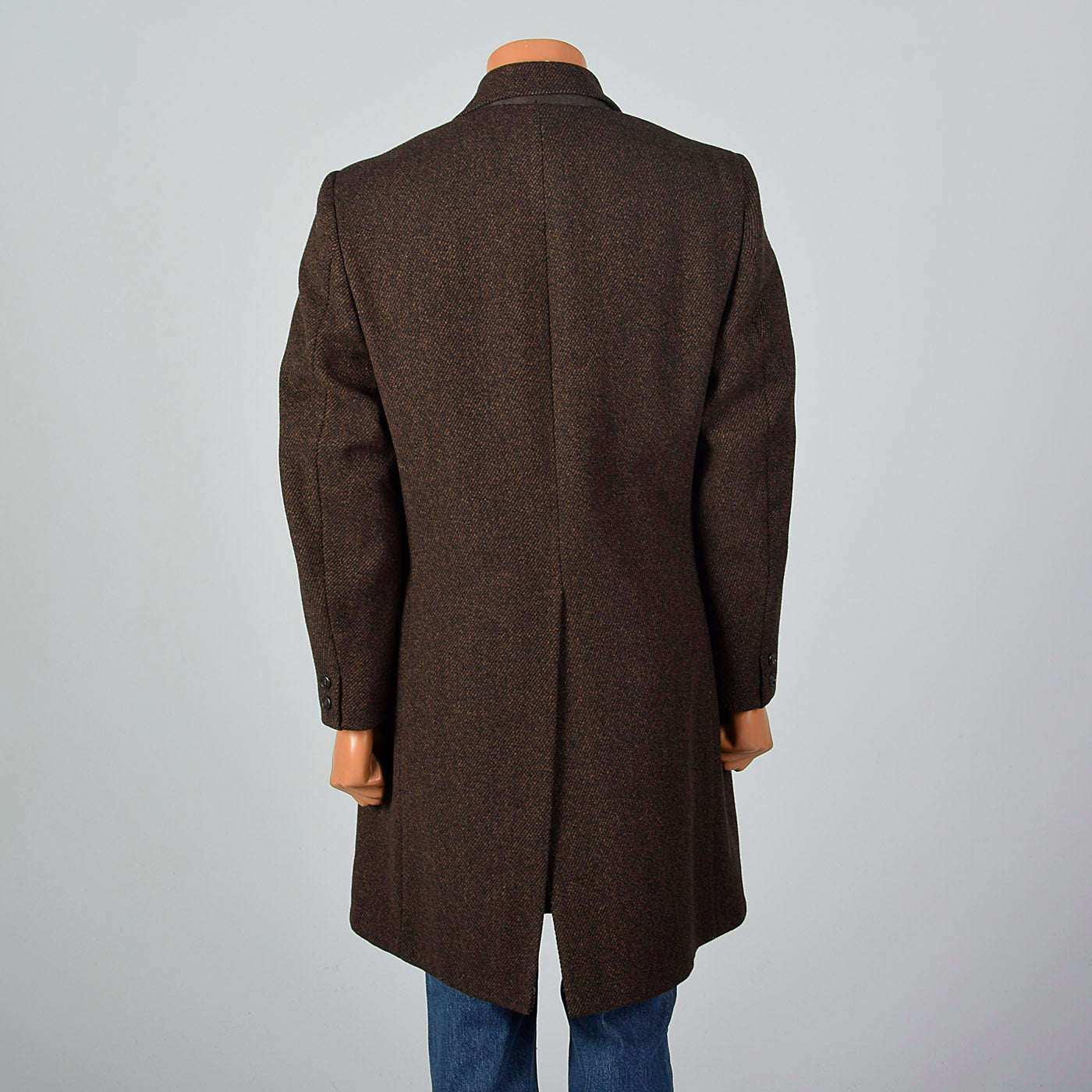 1970s Brown Double Breasted Coat