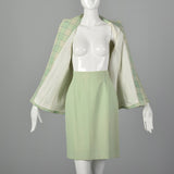 Small Oscar de la Renta 1980s Skirt Suit