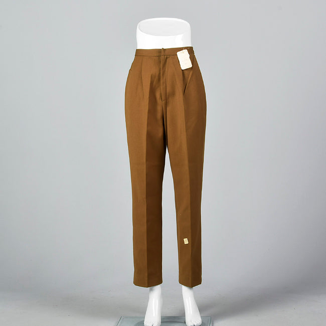 1960s Brown Twill Pants