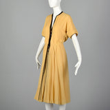 Large 1970s Galanos Bonwit Teller Silk Chiffon Dress