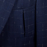 1950s Navy Blue Atomic Fleck Jacket