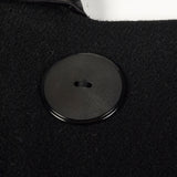 Small 1950s Black Collared Dress
