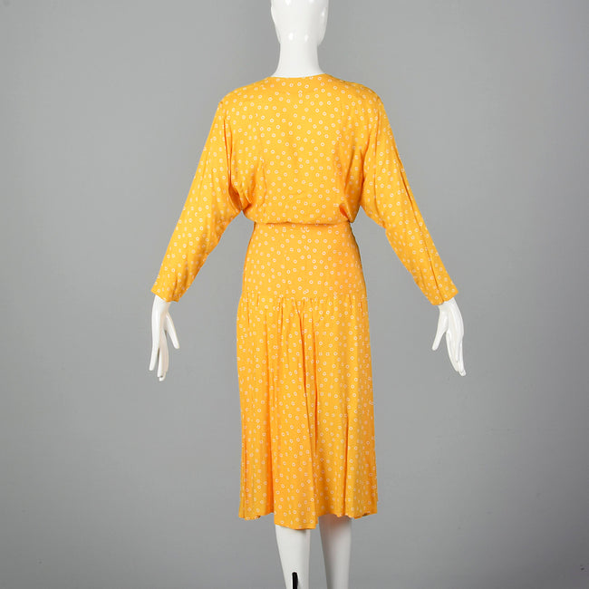 1980s Guy Laroche Blouse and Skirt Set