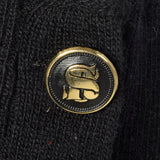 Large Sonia Rykiel 1980s Classic Black Sweater