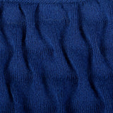 1980s Bill Blass Loose Blue Knit Dress