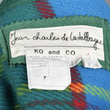 Jean Charles de Castelbajac Plaid Blanket Coat