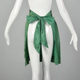 OSFM 1940s Green Christmas Tree Half Apron