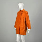 XL 1980s Bill Blass Pumpkin Autumn Set Cozy Wide Wale Corduroy Jacket Slinky Blouse