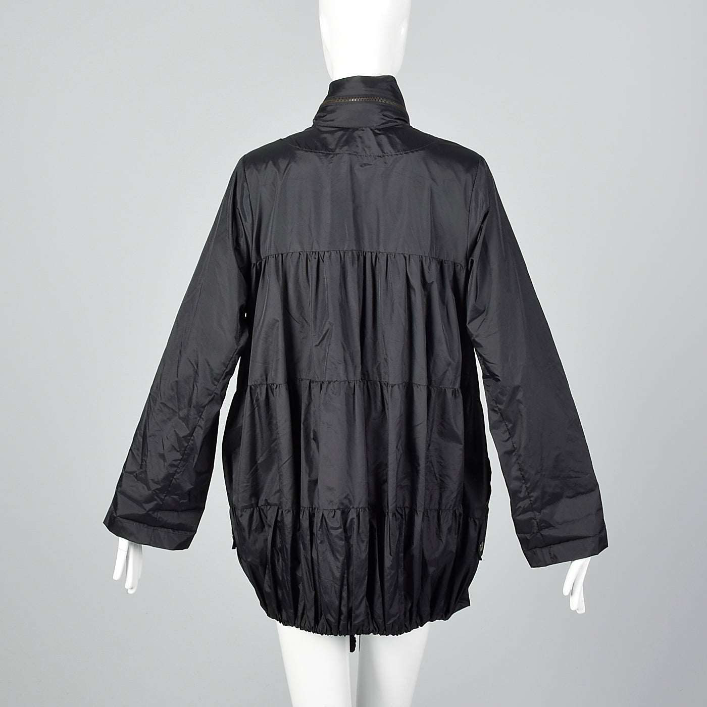 Sonia Rykiel Black Bubble Rain Coat