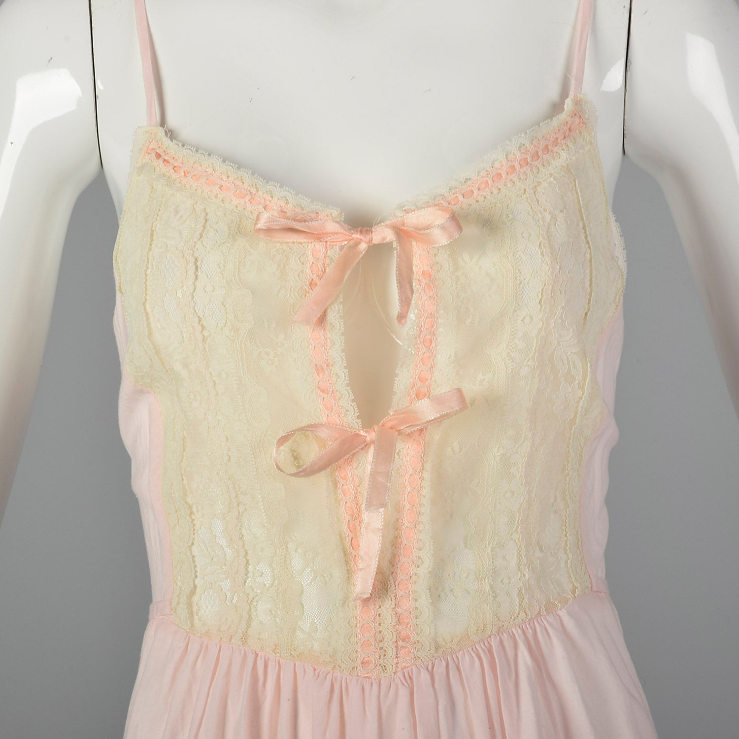 1970s Christian Dior Pink Nightgown