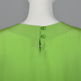 1990s Max Mara Green Silk Top
