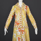 1960s Emilio Pucci Cotton Skirt and Tunic Set